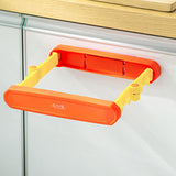 Maxbell Folding Trash Rack Bag Shelf Portable Practical for Camping Outdoor Cupboard orange