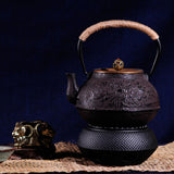 Maxbell Black Cast Iron Teapot Warmer Candle Insulation Stove Charcoal Stove Heater