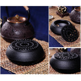 Maxbell Black Cast Iron Teapot Warmer Candle Insulation Stove Charcoal Stove Heater
