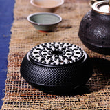 Maxbell Black Cast Iron Teapot Warmer Candle Insulation Stove Charcoal Stove Heater