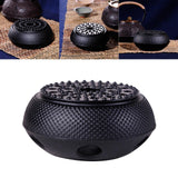 Maxbell Black Cast Iron Teapot Warmer Candle Insulation Stove Charcoal Stove Heater