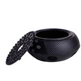 Maxbell Black Cast Iron Teapot Warmer Candle Insulation Stove Charcoal Stove Heater