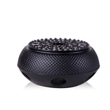 Maxbell Black Cast Iron Teapot Warmer Candle Insulation Stove Charcoal Stove Heater