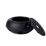 Maxbell Black Cast Iron Teapot Warmer Candle Insulation Stove Charcoal Stove Heater