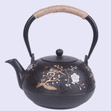 Maxbell Cast Iron Teapot Traditional Tea Kettle 1200ml for Boiling Water Making Tea
