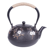 Maxbell Cast Iron Teapot Traditional Tea Kettle 1200ml for Boiling Water Making Tea