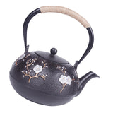 Maxbell Cast Iron Teapot Traditional Tea Kettle 1200ml for Boiling Water Making Tea