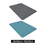 Maxbell Drain Pad Heat Resistant Dinnerware Placemat Pot Mat for Kitchen Counter Gray S