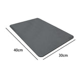 Maxbell Drain Pad Heat Resistant Dinnerware Placemat Pot Mat for Kitchen Counter Gray S