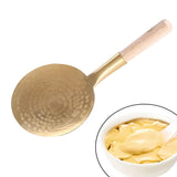 Maxbell Tofu Scoop with Wooden Handle Washable for Home Restaurant 12cm