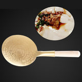 Maxbell Tofu Scoop with Wooden Handle Washable for Home Restaurant 14cm