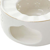 Maxbell Teapot Warmer Coffee Tea Warmer for Glass Teapot Ceramic Teapot White