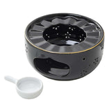 Maxbell Teapot Warmer Coffee Tea Warmer for Glass Teapot Ceramic Teapot Black