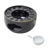 Maxbell Teapot Warmer Coffee Tea Warmer for Glass Teapot Ceramic Teapot Black