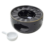 Maxbell Teapot Warmer Coffee Tea Warmer for Glass Teapot Ceramic Teapot Black