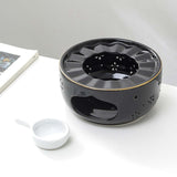 Maxbell Teapot Warmer Coffee Tea Warmer for Glass Teapot Ceramic Teapot Black