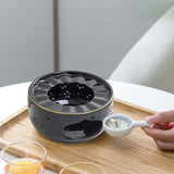 Maxbell Teapot Warmer Coffee Tea Warmer for Glass Teapot Ceramic Teapot Black
