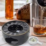 Maxbell Teapot Warmer Coffee Tea Warmer for Glass Teapot Ceramic Teapot Black