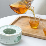 Maxbell Teapot Warmer Coffee Tea Warmer for Glass Teapot Ceramic Teapot Green