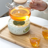 Maxbell Teapot Warmer Coffee Tea Warmer for Glass Teapot Ceramic Teapot Green