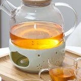 Maxbell Teapot Warmer Coffee Tea Warmer for Glass Teapot Ceramic Teapot Green