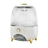 Maxbell 6 Compartment Rotary Rice Dispenser Dry Food Storage Containers Storage Box White