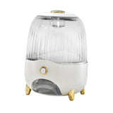 Maxbell 6 Compartment Rotary Rice Dispenser Dry Food Storage Containers Storage Box White