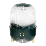 Maxbell 6 Compartment Rotary Rice Dispenser Dry Food Storage Containers Storage Box Green