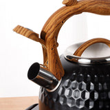 Maxbell 2.5L Diamond Pattern Teapot Whistle Water Kettle Durable Anti Rust Cookware