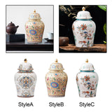 Maxbell Decorative Porcelain Jar Glazed Beautiful Home Decor Accent Art Decoration