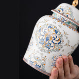 Maxbell Decorative Porcelain Jar Glazed Beautiful Home Decor Accent Art Decoration