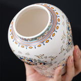 Maxbell Decorative Porcelain Jar Glazed Beautiful Home Decor Accent Art Decoration