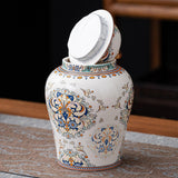 Maxbell Decorative Porcelain Jar Glazed Beautiful Home Decor Accent Art Decoration