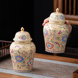 Maxbell Decorative Porcelain Jar Glazed Beautiful Home Decor Accent Art Decoration