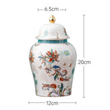 Maxbell Decorative Porcelain Jar Glazed Beautiful Home Decor Accent Art Decoration