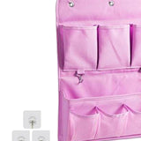 Maxbell Storage Bags Oxford Cloth Container for Bedroom Cosmetic Pink 37cmx47cm