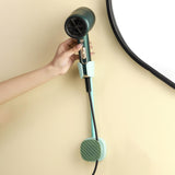 Maxbell Wall Mounted Hair Dryer Bracket Adjustable Angle for Bathroom Hotel Green