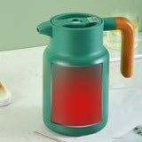 Maxbell Thermal Coffee Carafe Stainless Steel Milk Kettle 1300ml Coffee Pot for Drom Green
