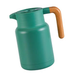Maxbell Thermal Coffee Carafe Stainless Steel Milk Kettle 1300ml Coffee Pot for Drom Green
