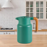 Maxbell Thermal Coffee Carafe Stainless Steel Milk Kettle 1300ml Coffee Pot for Drom Green