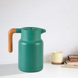 Maxbell Thermal Coffee Carafe Stainless Steel Milk Kettle 1300ml Coffee Pot for Drom Green