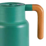Maxbell Thermal Coffee Carafe Stainless Steel Milk Kettle 1300ml Coffee Pot for Drom Green