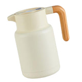 Maxbell Thermal Coffee Carafe Stainless Steel Milk Kettle 1300ml Coffee Pot for Drom Beige