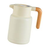 Maxbell Thermal Coffee Carafe Stainless Steel Milk Kettle 1300ml Coffee Pot for Drom Beige