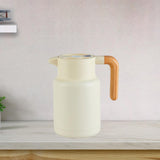 Maxbell Thermal Coffee Carafe Stainless Steel Milk Kettle 1300ml Coffee Pot for Drom Beige