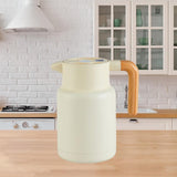 Maxbell Thermal Coffee Carafe Stainless Steel Milk Kettle 1300ml Coffee Pot for Drom Beige
