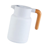 Maxbell Thermal Coffee Carafe Stainless Steel Milk Kettle 1300ml Coffee Pot for Drom White