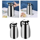 Maxbell Vacuum Insulation Thermos Durable Stainless Steel for Tea Office Conference 2L