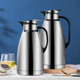 Maxbell Vacuum Insulation Thermos Durable Stainless Steel for Tea Office Conference 2L