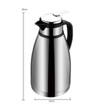 Maxbell Vacuum Insulation Thermos Durable Stainless Steel for Tea Office Conference 2L